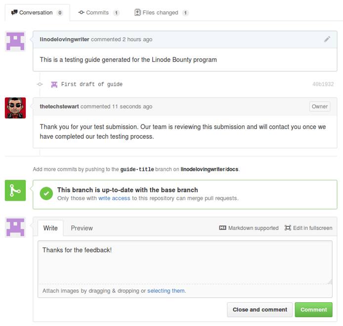 GitHub - Pull Request Comment GitHub - Pull Request Comment
